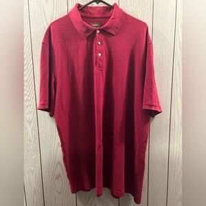 The Foundry Supply Co. Men’s Red Polo 2XLT